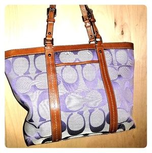 COACH LARGE SHOPPERCTOTE HANDBAG